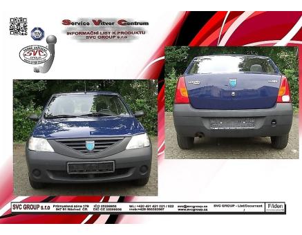 Tažné zařízení Dacia Logan 01/2004->12/2012
