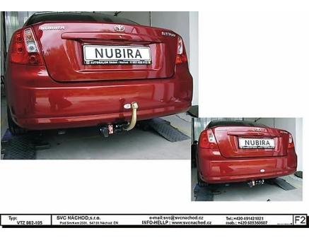 Tažné zařízení Daewoo Nubira 2003->, Sedan