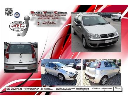 Tažné zařízení Fiat Punto 1999->03/2012, Hatchback