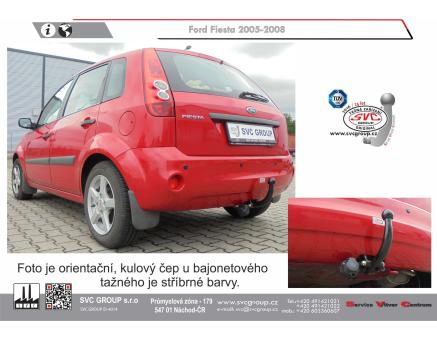 Tažné zařízení Ford Fiesta 10/2002->09/2005, Hatchback