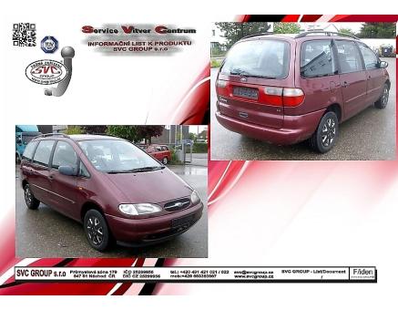 Tažné zařízení Ford Galaxy 1995->04/2000