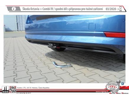 Tažné zařízení Škoda Octavia 03/2020->, Liftback
