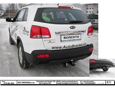 Tažné zařízení Kia Sorento 10/2009->11/2012