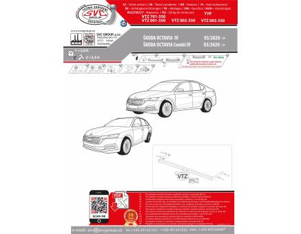 Tažné zařízení Škoda Octavia 03/2020->, Combi