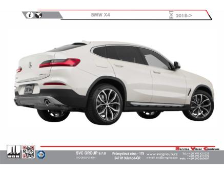 Tažné zařízení BMW X4 08/2018->