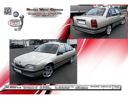 Tažné zařízení Opel Omega 1986->3/1996, A - Sedan