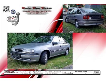 Tažné zařízení Opel Vectra ->9/1995, A - Hatchback