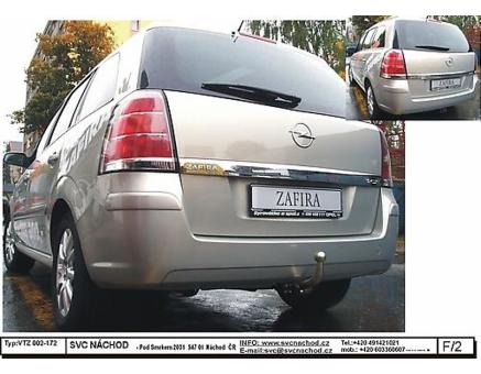 Tažné zařízení Opel Zafira / Tourer 07/2005->11/2011