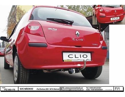 Tažné zařízení Renault Clio 07/2009->11/2012, Hatchback