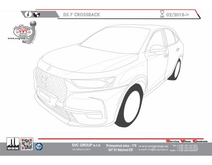 Tažné zařízení DS Automobiles DS7 Crossback 02/2018->