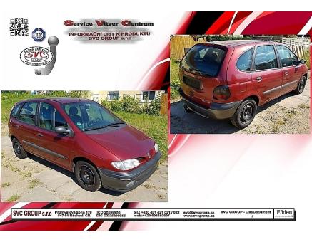 Tažné zařízení Renault Scenic 10/1996->09/2000