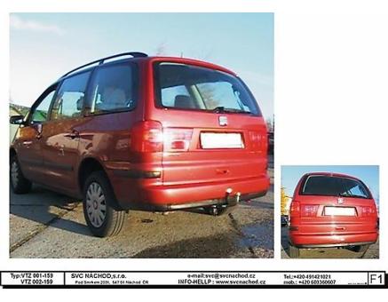 Tažné zařízení Seat Alhambra 06/2005->08/2010