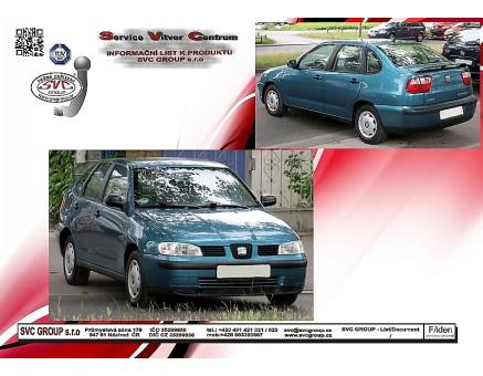 Tažné zařízení Seat Cordoba 09/1996->12/2002, Sedan