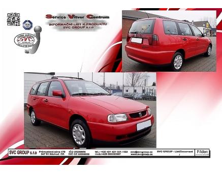 Tažné zařízení Seat Cordoba 11/1996->12/2002, Kombi