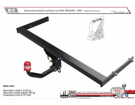 Tažné zařízení Seat Leon 04/2020->, Hatchback