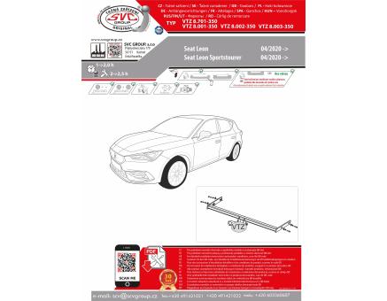 Tažné zařízení Seat Leon 04/2020->, Hatchback