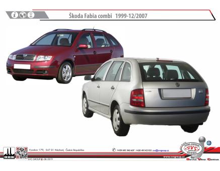 Tažné zařízení Škoda Fabia 08/1999->12/2007, Combi