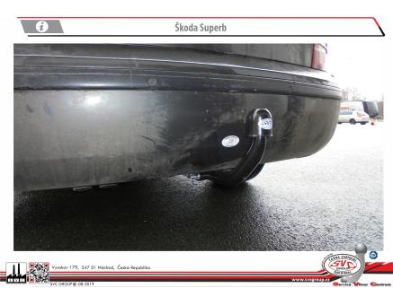 Tažné zařízení Škoda Superb 2002->2008, Liftback