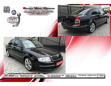 Tažné zařízení Škoda Superb 2002->2008, Liftback