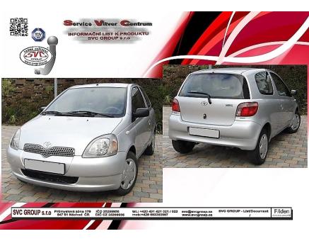 Tažné zařízení Toyota Yaris 1999->2005