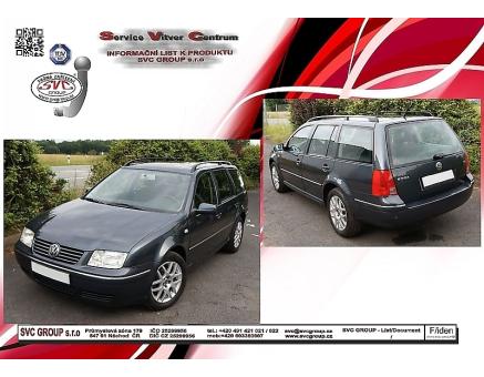 Tažné zařízení VOLKSWAGEN Bora 1998->05/2005, Kombi