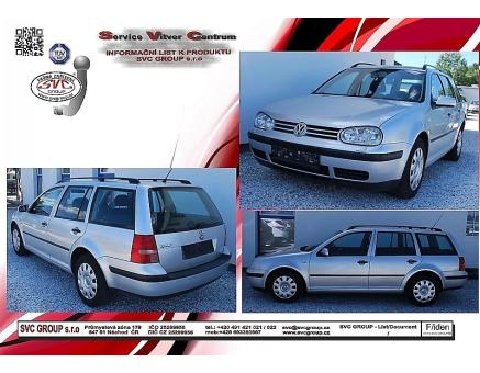 Tažné zařízení VOLKSWAGEN Golf 10/1997->06/2006, Variant / Combi