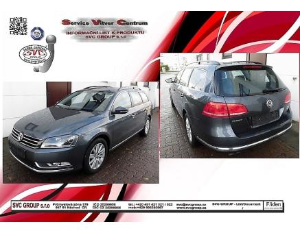 Tažné zařízení VOLKSWAGEN Passat 10/2010->07/2014, Variant / Kombi