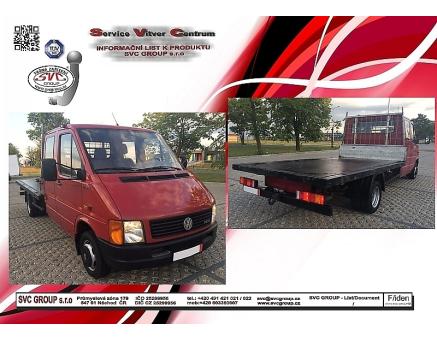 Tažné zařízení VOLKSWAGEN LT 46 07/1996->2006, Podvozek/Pick-up/Valník