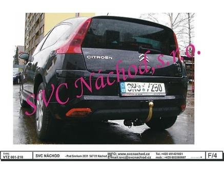 Tažné zařízení Citroën C4 11/2004->07/2011