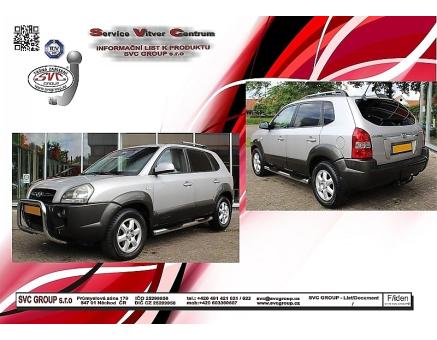 Tažné zařízení Hyundai Tucson 10/2004->06/2015