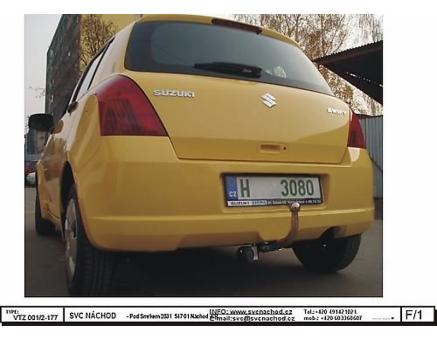 Tažné zařízení Suzuki Swift 05/2005->10/2010, Hatchback