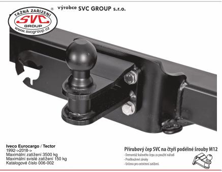 Tažné zařízení Iveco Eurocargo / Tector 1992->2018
