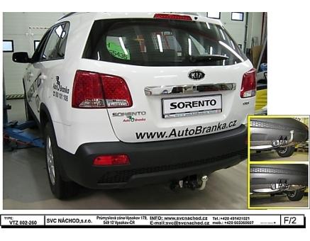 Tažné zařízení Kia Sorento 10/2009->11/2012