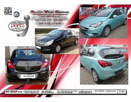 Tažné zařízení Opel Corsa 09/2014->10/2019