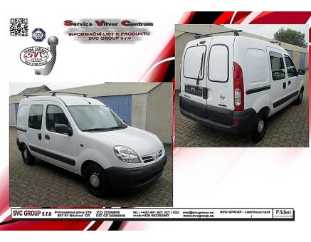 Tažné zařízení Nissan Kubistar  01/1997->3/2010