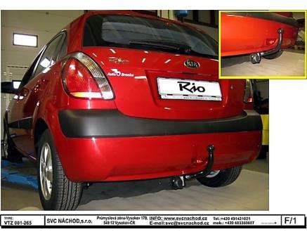 Tažné zařízení Kia Rio 07/2002->12/2011, Hatchback