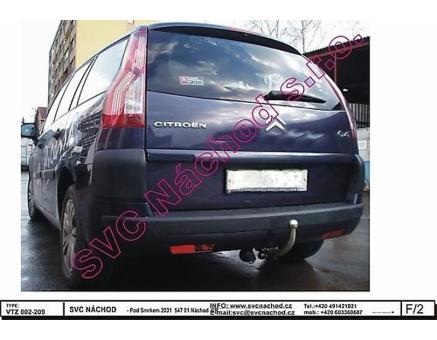 Tažné zařízení Citroën C4 Grand Picasso 01/2006->09/2013