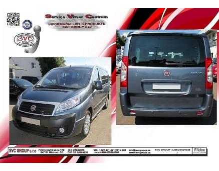 Tažné zařízení Fiat Scudo 01/2007->12/2016