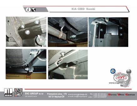 Tažné zařízení Kia Ceed 10/2009->08/2012, Kombi