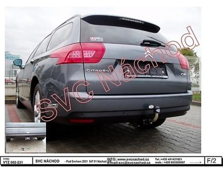 Tažné zařízení Citroën C5 10/2008->, Kombi