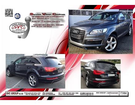 Tažné zařízení Audi Q7 03/2006->08/2015