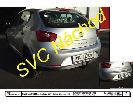 Tažné zařízení Seat Ibiza 03/2008->11/2016, Hatchback