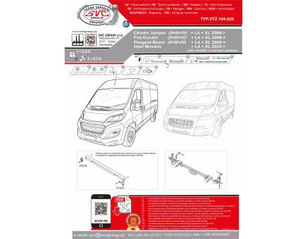 Tažné zařízení Fiat Ducato 01/2011->, Dodávka / Bus