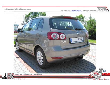 Tažné zařízení VOLKSWAGEN Golf 12/2008->11/2012, Hatchback