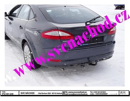 Tažné zařízení Ford Mondeo 03/2007->08/2014, Hatchback