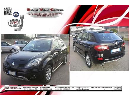 Tažné zařízení Renault Koleos 09/2008->05/2017