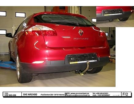 Tažné zařízení Renault Megane 11/2008->08/2015, Hatchback