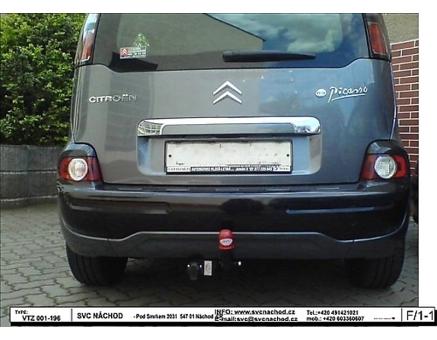 Tažné zařízení Citroën C3 Piccasso 01/2009->