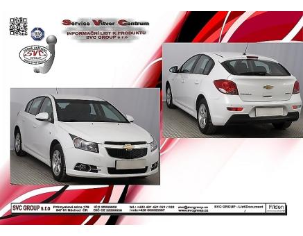 Tažné zařízení Chevrolet Cruze 06/2011->, Hatchback