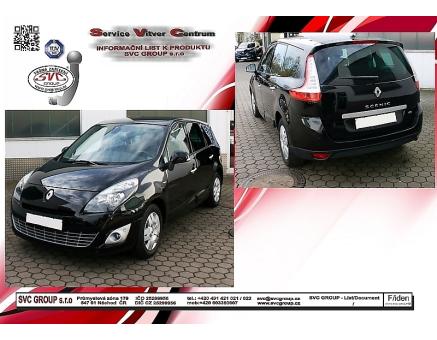 Tažné zařízení Renault Scenic Grand 03/2009->11/2016